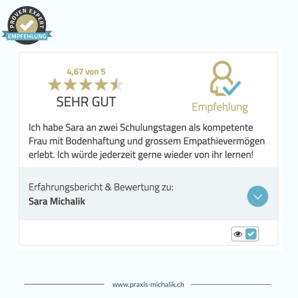 Bewertung - IFB-Institut Fokus Beziehung Aarau