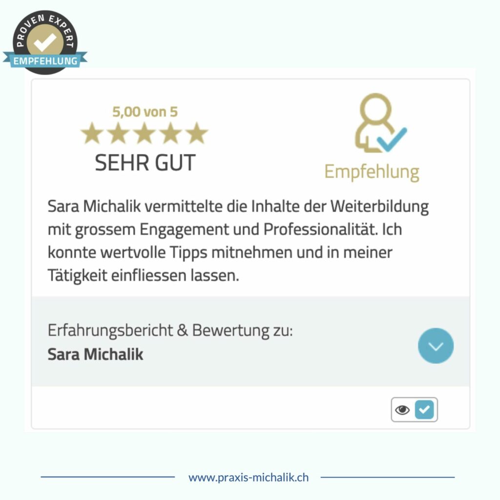 Bewertung - IFB-Institut Fokus Beziehung Aarau